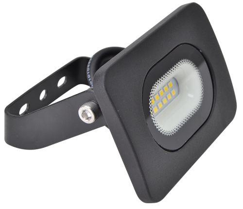 Reflektor SMD LED, czarny 220-240V AC, 10W, 4000K, IP65, 800lm, EEI=G RSMDL10 Tracon Electric
