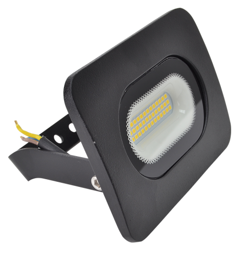 Reflektor SMD LED, czarny 220-240V AC, 20W, 4000K, IP65, 1600lm, EEI=G RSMDL20 Tracon Electric