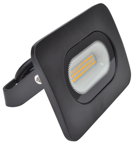 Reflektor SMD LED - czarny 20W, 3000K, IP65, 220-240V AC, 1500lm, EEI=G RSMDL20WW Tracon Electric