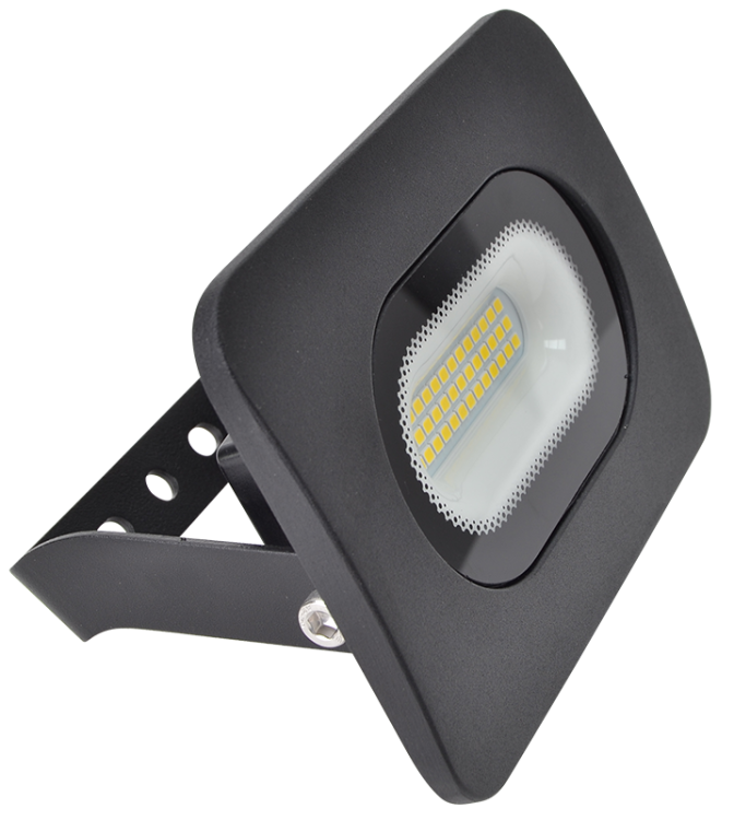 Reflektor SMD LED z dławikiem kablowym, czarny 220-240V AC, 20W, 4000K, IP65, 1600lm, EEI=G RSMDL20H Tracon Electric