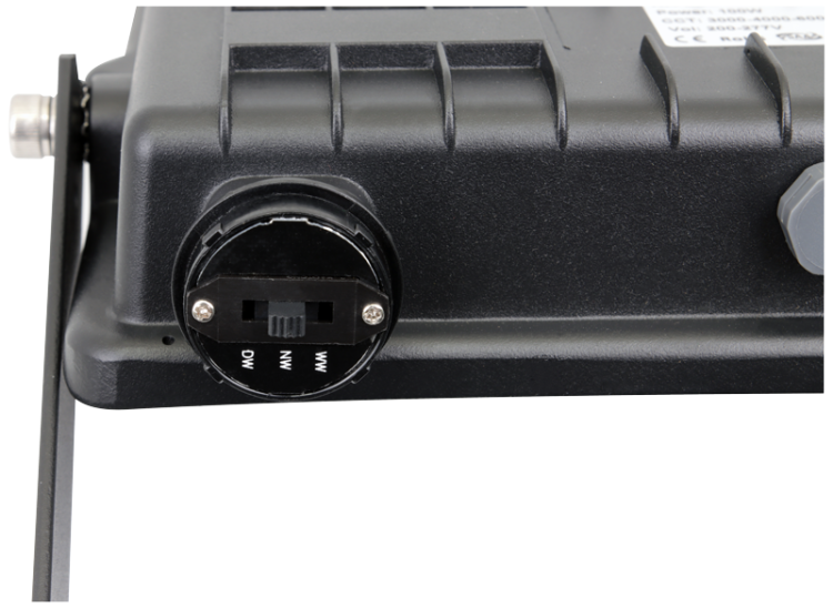Reflektor LED z regulowaną temperaturą barwową 200-230VAC,50Hz,400W,46000lm,3000-6000K,IP66,EEI=E RSMDG400W Tracon Electric