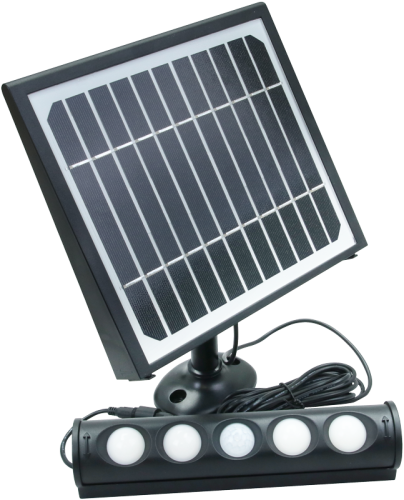 Reflektor solarny LED z czujnikiem ruchu 8W, 4000 K, 700 lm, IP65, 3,7 V 4000 mAh LSFLSP8W Tracon Electric