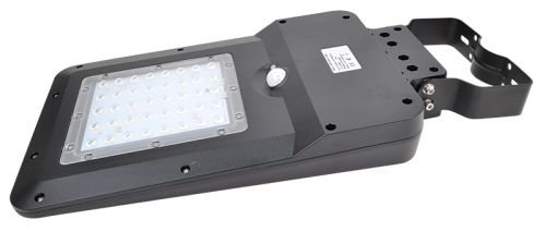 Solarna oprawa uliczna z czujnikiem ruchu, 40 W, 4000 K, 6000 lm, IP65, 9,6 V, 12 Ah LSLS40W Tracon Electric