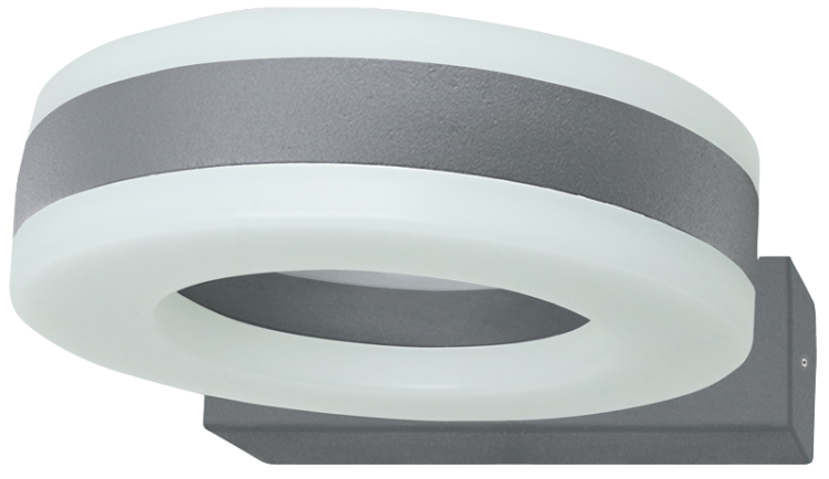 Oprawa naścienna, pierścieniowa, antracyt 230 VAC, 20 W, 1700 lm, 4500K, IP65, EEI=F SLOA20W Tracon Electric
