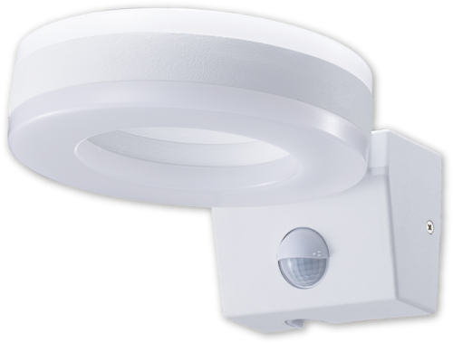 Oprawa naścienna z czujnikiem ruchu, pierścieniowa 230VAC, 20W, 1700lm, 4500K, 10s-5m, 3-2000lx, 9m,IP65, EEI=F SLOM20W Tracon Electric