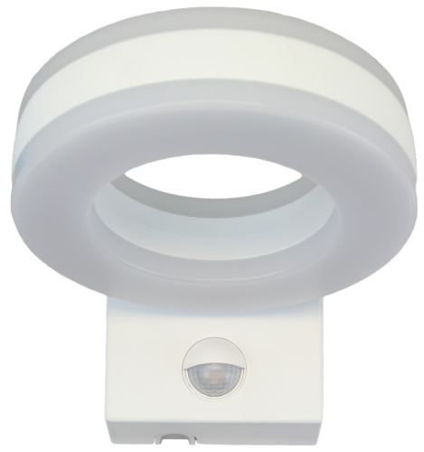 Oprawa naścienna z czujnikiem ruchu, pierścieniowa 230VAC, 20W, 1700lm, 4500K, 10s-5m, 3-2000lx, 9m,IP65, EEI=F SLOM20W Tracon Electric