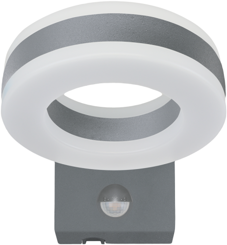 Oprawa naścienna z czujnikiem r., pierścieniowa antracyt 230VAC,20W,1700lm,4500K,10s-5m,3-2000lx,9m,IP65,EEI=F SLOMA20W Tracon Electric