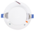 Kompaktowa oprawa LED do wbudowania z układem SAMSUNG 230 VAC, 6W, 480lm, D=120 mm, 4000 K, IP20, EEI=G LED-DLS-6NW Tracon Electric