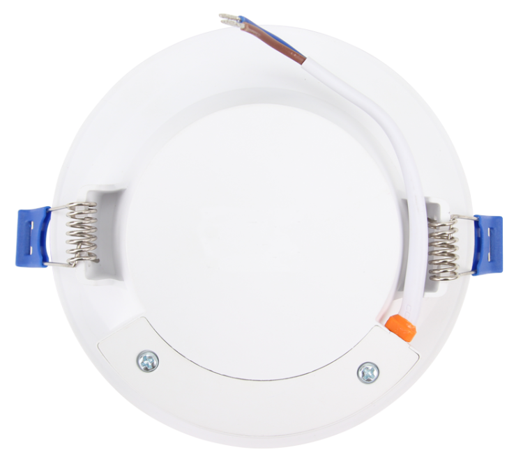 Kompaktowa oprawa LED do wbudowania z układem SAMSUNG 230 VAC, 6W, 480lm, D=120 mm, 4000 K, IP20, EEI=G LED-DLS-6NW Tracon Electric