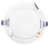 Kompaktowa oprawa LED do wbudowania z układem SAMSUNG 230 VAC, 9W, 720lm, D=150 mm, 4000 K, IP20, EEI=G LED-DLS-9NW Tracon Electric