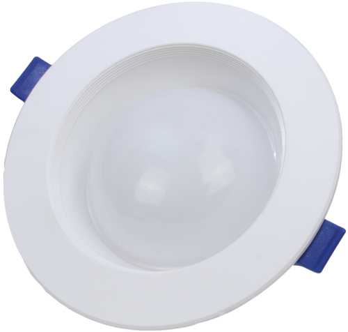 Podtynkowa, kompaktowa oprawa LED typu downlight 230 VAC, 6W, 480lm, D=130 mm, 4000 K, IP44, EEI=G LED-DLGS-6NW Tracon Electric