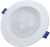 Podtynkowa, kompaktowa oprawa LED typu downlight 230 VAC, 6W, 480lm, D=130 mm, 4000 K, IP44, EEI=G LED-DLGS-6NW Tracon Electric