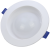 Podtynkowa, kompaktowa oprawa LED typu downlight 230 VAC, 9W, 720lm, D=160 mm, 4000 K, IP44, EEI=G LED-DLGS-9NW Tracon Electric