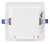 Kompaktowa oprawa LED do wbudowania z układem SAMSUNG 230 VAC, 9W, 720lm, D=150×150 mm, 4000 K, IP20, EEI=G LED-DLNS-9NW Tracon Electric