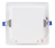 Kompaktowa oprawa LED do wbudowania z układem SAMSUNG 230 VAC, 12W, 960lm, D=170×170 mm, 4000 K, IP20, EEI=G LED-DLNS-12NW Tracon Electric