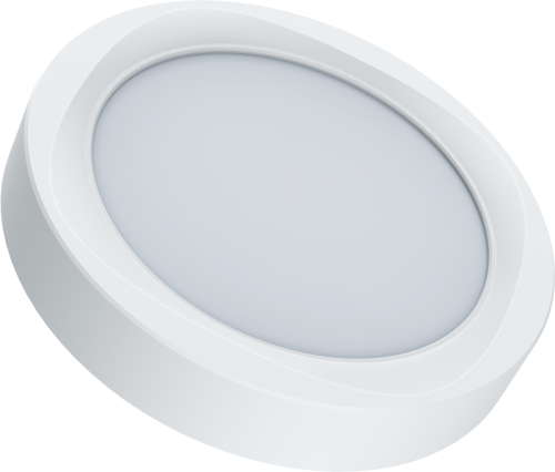 Natyknowa okrągła oprawa LED z układem SAMSUNG 230 VAC, 12W, 960lm, D=170×170 mm, 4000 K, IP20, EEI=G LED-DLFS-12NW Tracon Electric