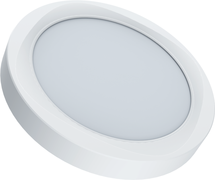 Natyknowa okrągła oprawa LED z układem SAMSUNG 230 VAC, 24 W, 1920lm, D=225×225 mm, 4000 K, IP20, EEI=G LED-DLFS-24NW Tracon Electric