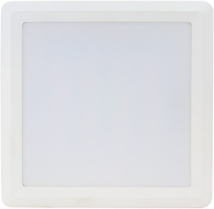 Natynkowa kwadratowa oprawa LED z układem SAMSUNG 230 VAC, 24 W, 1920lm, D=225×225 mm, 4000 K, IP20, EEI=G LED-DLNFS-24NW Tracon Electric
