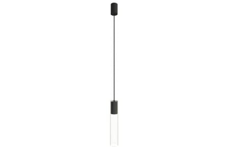 Lampa sufitowa wisząca Industrialna Loft CYLINDER BLACK L zwis 7864 NOWODVORSKI Lighting GU10 oświetleniowa żyrandol nowoczesna tuba szkło metal do Kuchni Jadalni nad stół blat wyspę czarna Inspiracje Premium