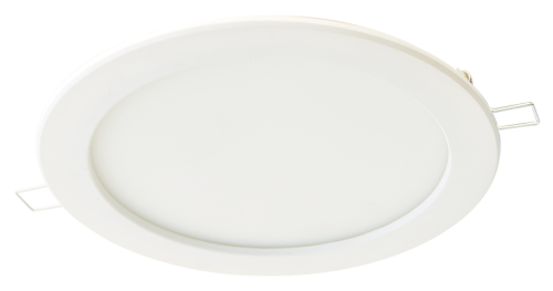 Downlight Led, Podtynkowy, Biały 230 VAC, 12 W, 4000 K, 1160 lm, IP44, D=173mm, EEI=F LED-DLV-12NW Tracon Electric
