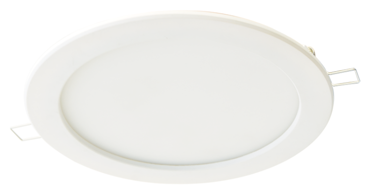Downlight Led, Podtynkowy, Biały 230 VAC, 12 W, 4000 K, 1160 lm, IP44, D=173mm, EEI=F LED-DLV-12NW Tracon Electric