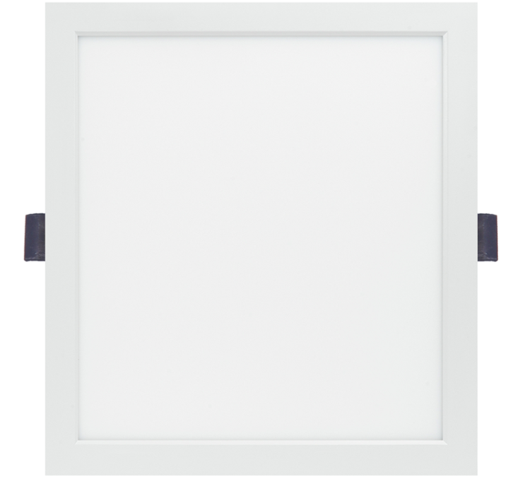 Kwadratowa, podtynkowa oprawa LED typu downlight 220-240 VAC, 6 W, 4000 K, 490 lm, IP44,D=120x120mm, EEI=G LED-DLNV-6NW Tracon Electric