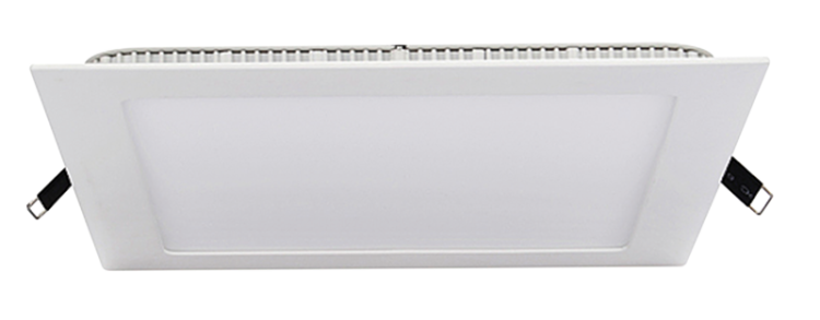 Downlight LED, podtykowy, kwadratowy 220-240 VAC, 18 W, 1820 lm, 225×225 mm, 4000 K, IP40, EEI=F LED-DLN-18NW Tracon Electric