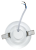 Kompaktowy downlight LED do zabudowy 230VAC, 5W, 4000K, 450lm. IP20,D=104mm, EEI=F DLC5NW Tracon Electric
