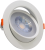 Obrotowa oprawa LED do sufitów podwieszanych 200-240 V, 50Hz, 12W, 4000K, 960lm, 38°, IP20,D=140mm, EEI=G DLCOB12NW Tracon Electric