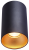 Reflektor sufitowy, cylindryczny, czarny ze złotym odbłyśnik 100-240VAC, 50Hz, 1xGU10, max.35W SPGU10MGB Tracon Electric