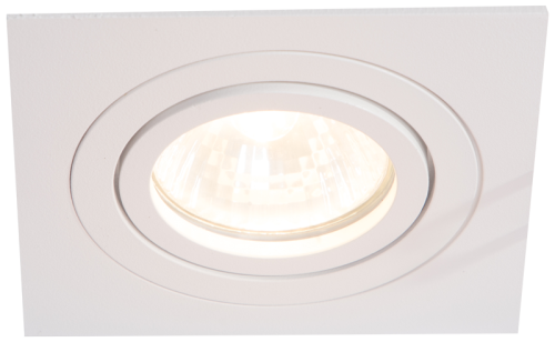 Reflektor podtynkowy, regulowany, kwadratowy, biały 93x93x24mm SPND1W Tracon Electric