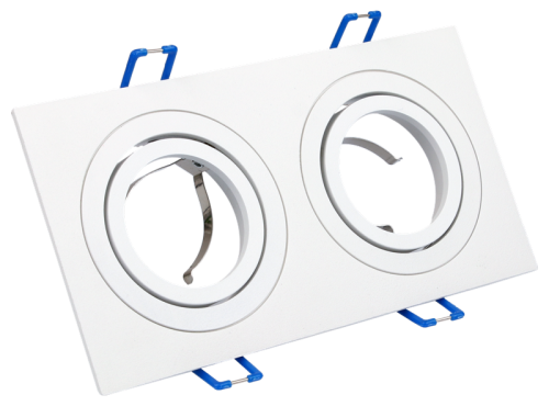 Reflektor podtynkowy, regulowany, kwadratowy, biały 173x93x24mm SPND2W Tracon Electric