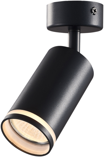 Reflektor sufitowy, regulowany, czarny 100-240VAC, 50Hz, 1xGU10, max.35W SPGU10LMAB Tracon Electric
