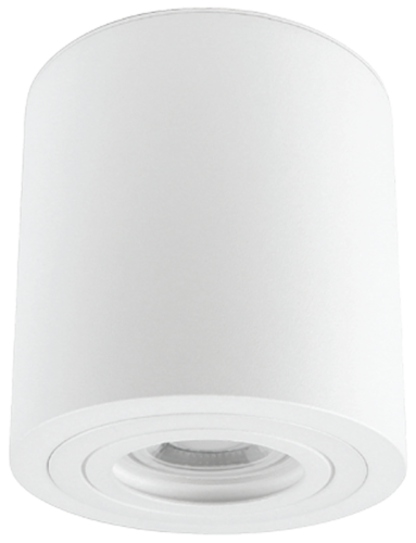 Reflektor sufitowy, hermetyczny, cylindryczny, biały 100-240VAC, 50Hz, 1xGU10, max.35W, IP44 SPGU10MIPW Tracon Electric