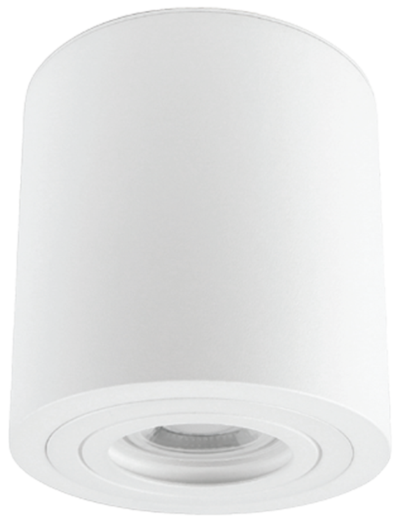 Reflektor sufitowy, hermetyczny, cylindryczny, biały 100-240VAC, 50Hz, 1xGU10, max.35W, IP44 SPGU10MIPW Tracon Electric