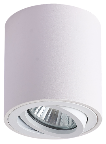 Reflektor sufitowy, regulowany, cylindryczny, biały 100-240VAC, 50Hz, 1xGU10, max.35W SPGU10MDW Tracon Electric