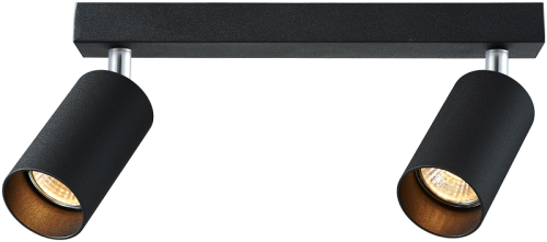 Reflektor sufitowy, regulowany, czarny 100-240VAC, 50Hz, 2xGU10, max.2x35W SPGU10MA2B Tracon Electric