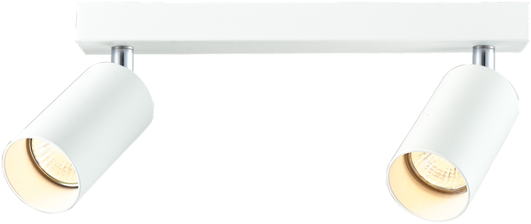 Reflektor sufitowy, regulowany, biały 100-240VAC, 50Hz, 2xGU10, max.2x35W SPGU10MA2W Tracon Electric