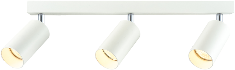 Reflektor sufitowy, regulowany, biały 100-240VAC, 50Hz, 3xGU10, max.3x35W SPGU10MA3W Tracon Electric