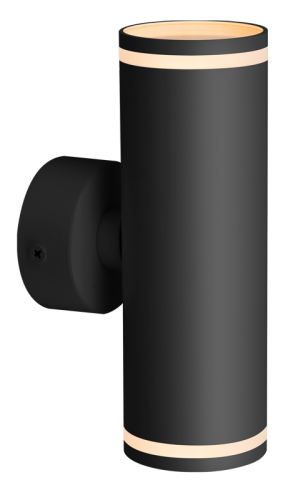 Reflektor ścienny, czarny 100-240VAC, 50Hz, 2xGU10, max.35W SPGU10LF2B Tracon Electric