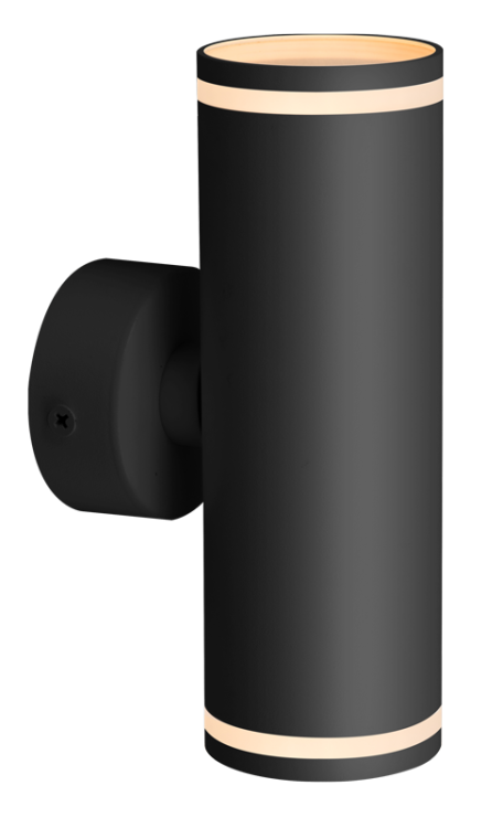 Reflektor ścienny, czarny 100-240VAC, 50Hz, 2xGU10, max.35W SPGU10LF2B Tracon Electric