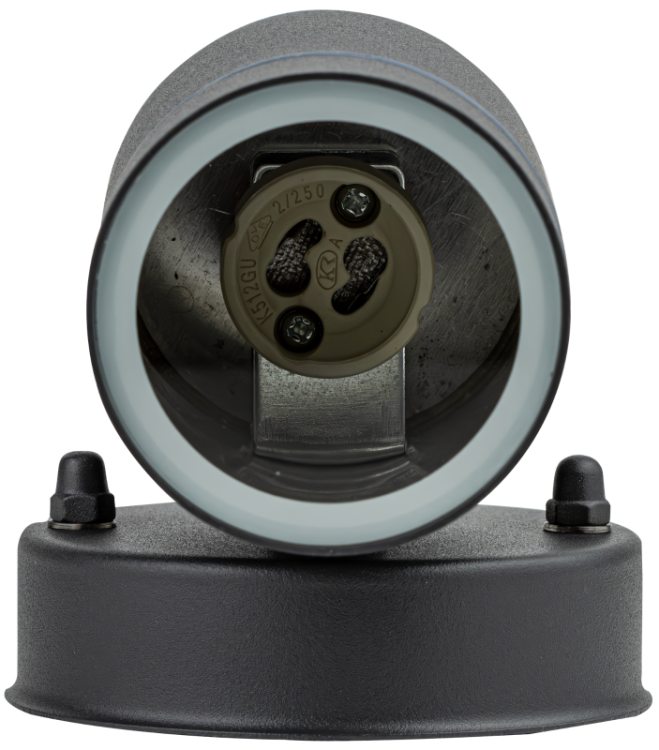 Reflektor ścienny, zewnętrzny, antracyt 100-240VAC, 50Hz, 1xGU10, max.35W, IP44 SPGU10IPF1A Tracon Electric