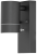Reflektor ścienny zewnętrzny, z cz. zmierzchu antracyt 100-240VAC, 50Hz, 1xGU10, max.35W, 30lux, IP44 SPGU10IPFA1A Tracon Electric
