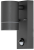 Reflektor ścienny zewnętrzny, z cz. ruchu antracyt 100-240VAC,50Hz,1xGU10,ma.35W,10s-4min,max 8m,3-2000lx,IP44 SPGU10IPFS1A Tracon Electric