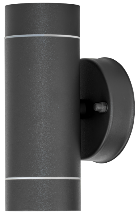 Reflektor ścienny, zewnętrzny, antracyt 100-240VAC, 50Hz, 2xGU10, max.35W, IP44 SPGU10IPF2A Tracon Electric