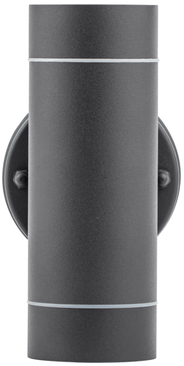 Reflektor ścienny, zewnętrzny, antracyt 100-240VAC, 50Hz, 2xGU10, max.35W, IP44 SPGU10IPF2A Tracon Electric