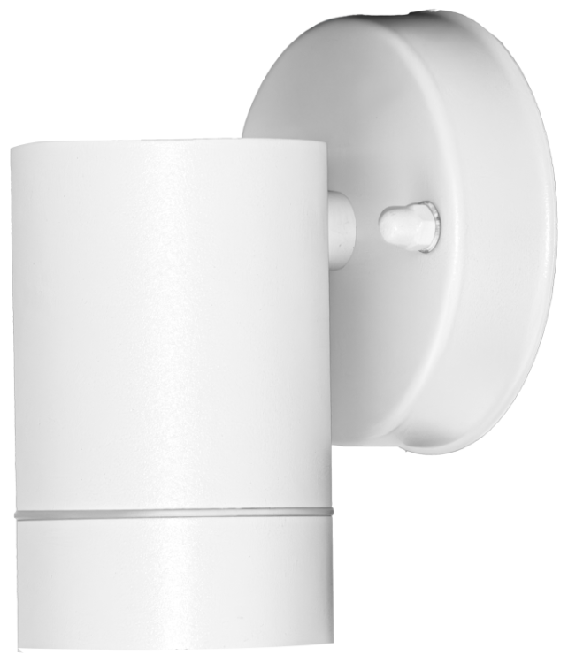 Reflektor ścienny, zewnętrzny, biały 100-240VAC, 50Hz, 1xGU10, max.35W, IP44 SPGU10IPF1F Tracon Electric