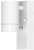 Reflektor ścienny zewnętrzny, z cz. zmierzchu biały 100-240VAC, 50Hz, 1xGU10, max.35W, 30lux, IP44 SPGU10IPFA1F Tracon Electric
