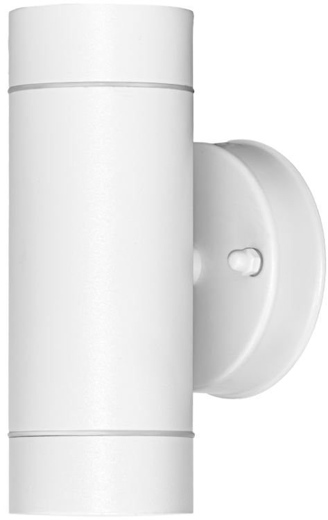 Reflektor ścienny, zewnętrzny, biały 100-240VAC, 50Hz, 2xGU10, max.35W, IP44 SPGU10IPF2F Tracon Electric