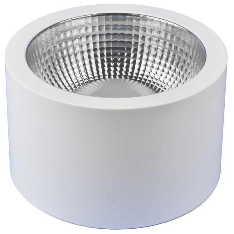 Oprawa naścienna ze zmienną barwą światłą, okrągła 230V,18W,3000/4000/5700K,1440/1670/1530lm, 90°,IP54, EEI=F DLFTRIO18W Tracon Electric